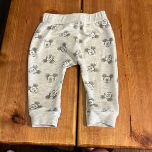 DISNEY BABY GREY SWEATPANTS 12M
